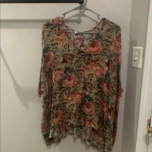 Show Me Your MuMu Multicolor Floral Top